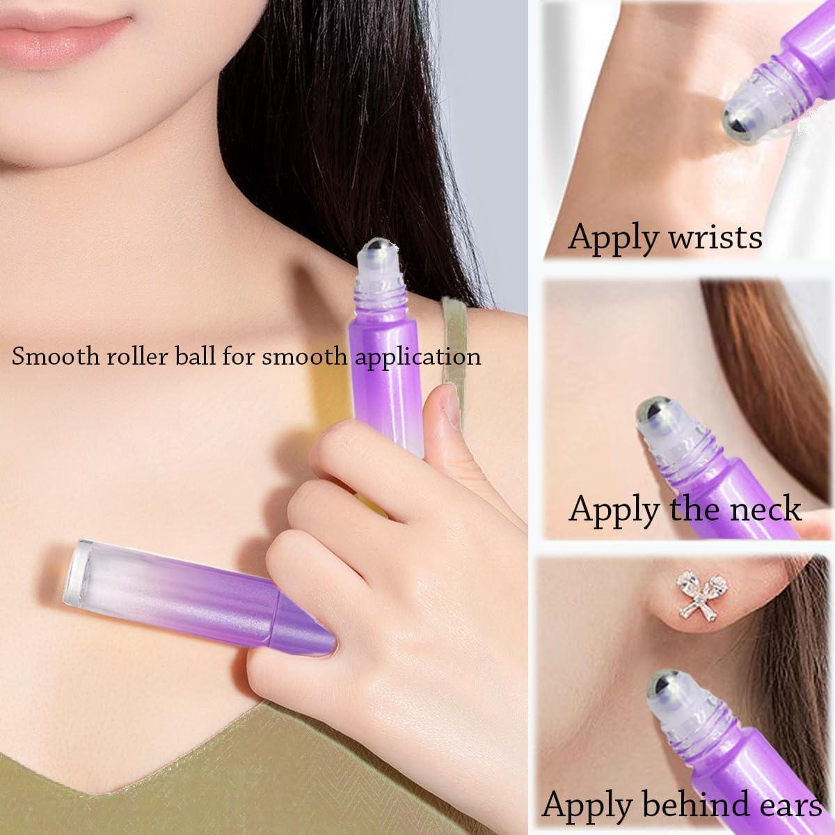 Set de 10 Botellas de Aceite Esencial Roll-on 10ml Rowcay