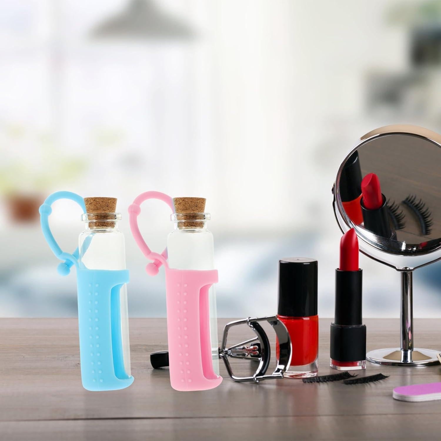 Funda de Silicona para Botellas de Aceite Esencial Artibetter 10ml - Set de 6