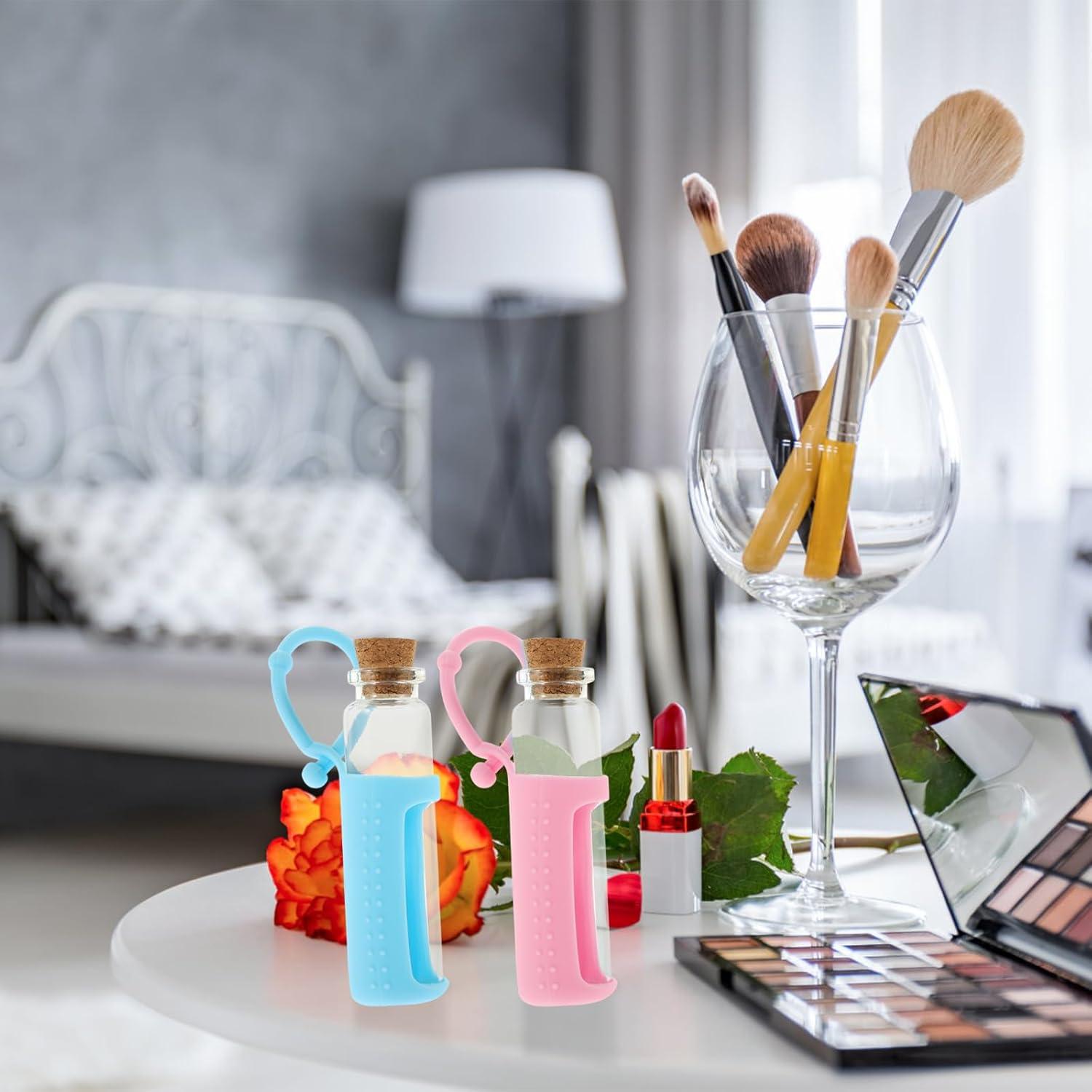 Funda de Silicona para Botellas de Aceite Esencial Artibetter 10ml - Set de 6