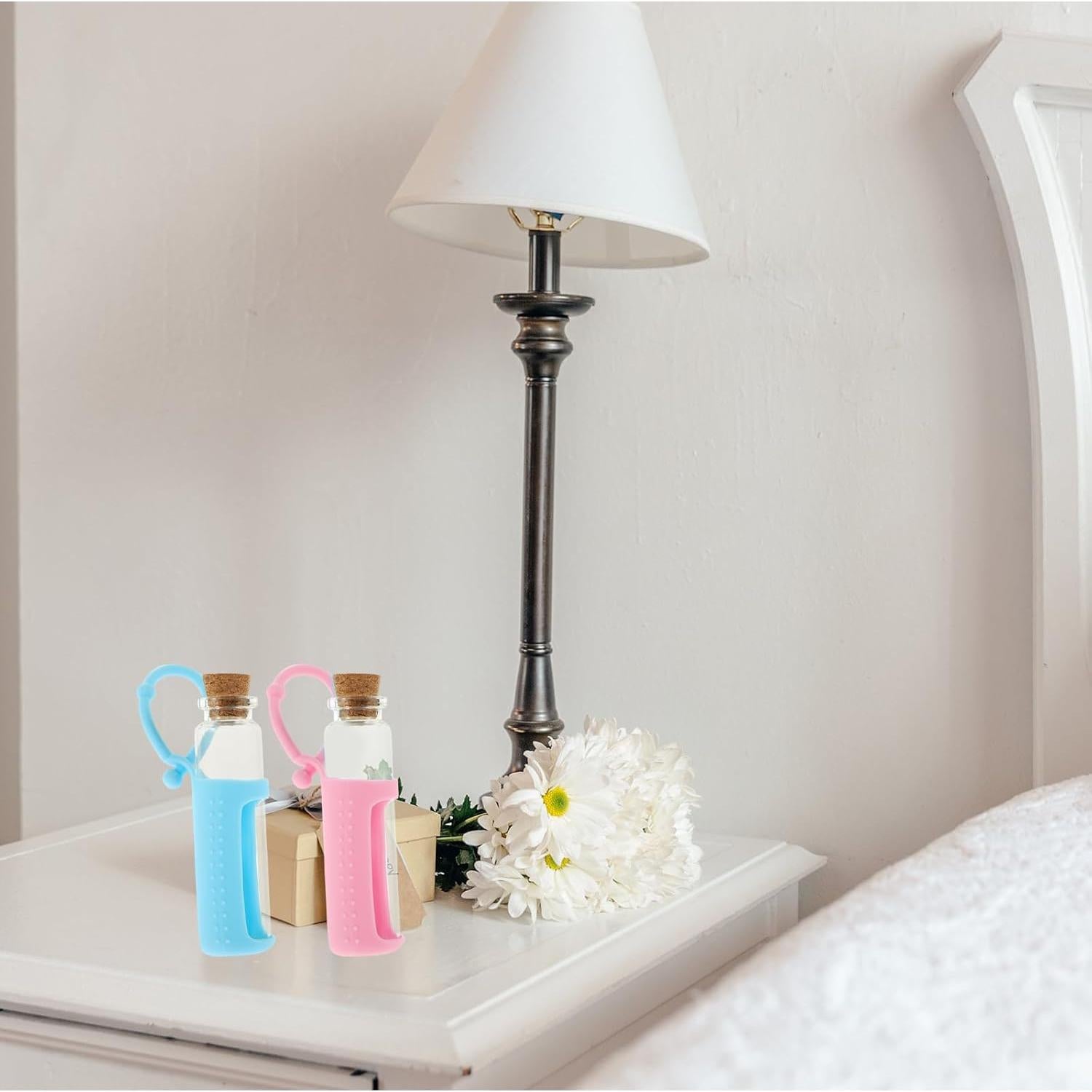 Funda de Silicona para Botellas de Aceite Esencial Artibetter 10ml - Set de 6