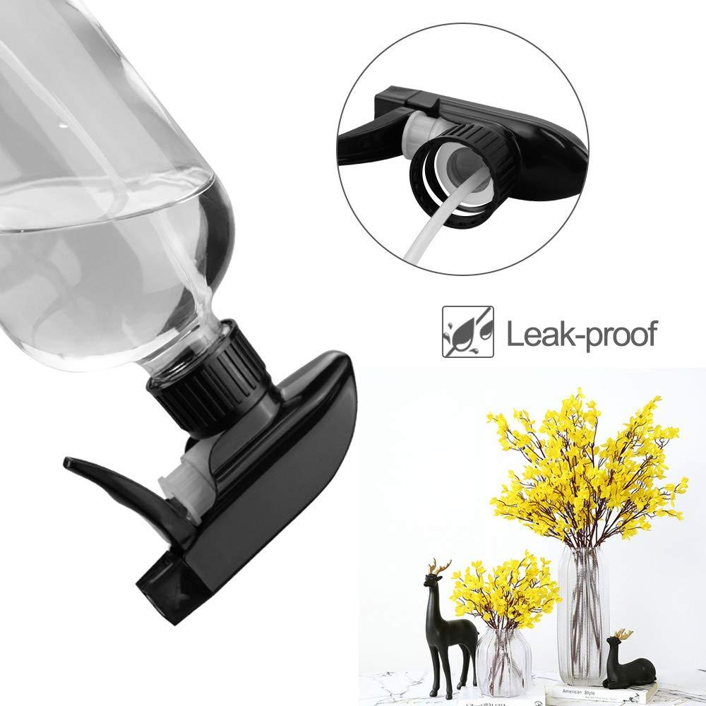 Botellas de Spray de Vidrio Reutilizables 16oz y 4oz - Transparente