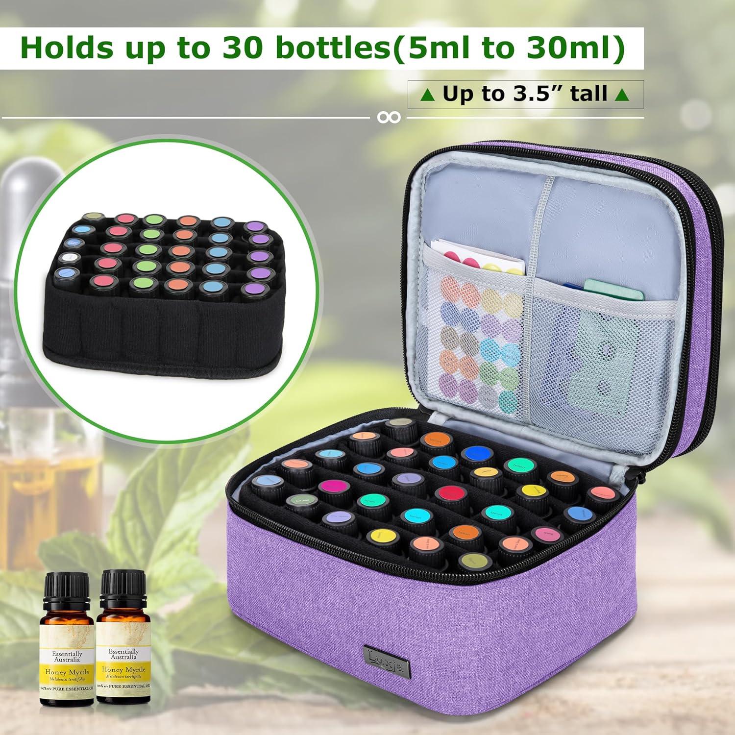 Estuche para Aceites Esenciales LUXJA Lavanda 30 Botellas
