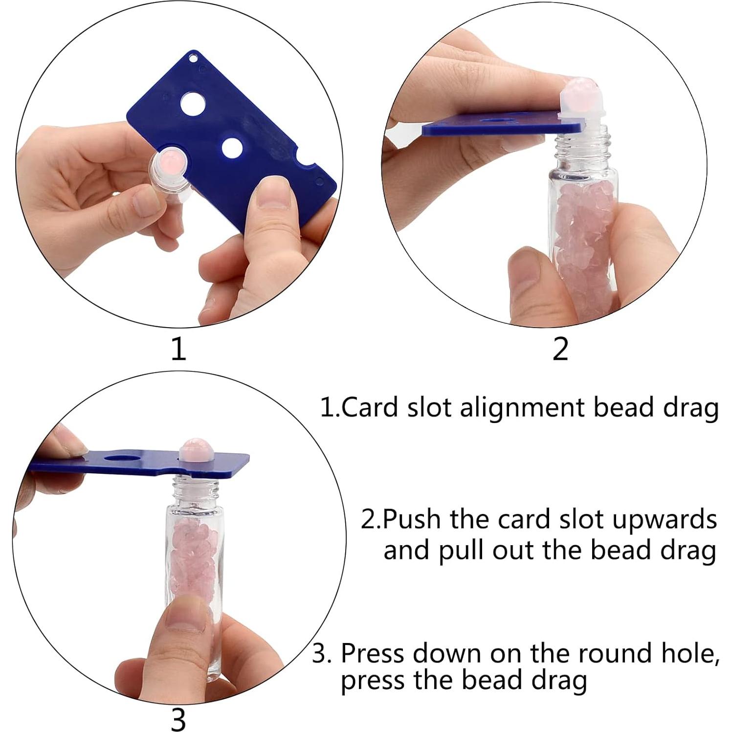 Botellas de Rodillo de Aceite Esencial 10ml Fengshuisale con Estuche