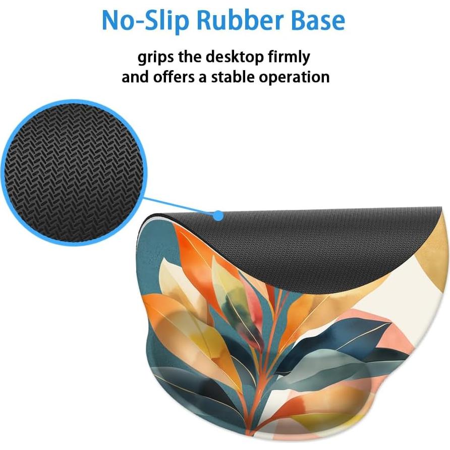 Alfombrilla de Ratón Ergonómica AFUZLE con Soporte de Muñeca