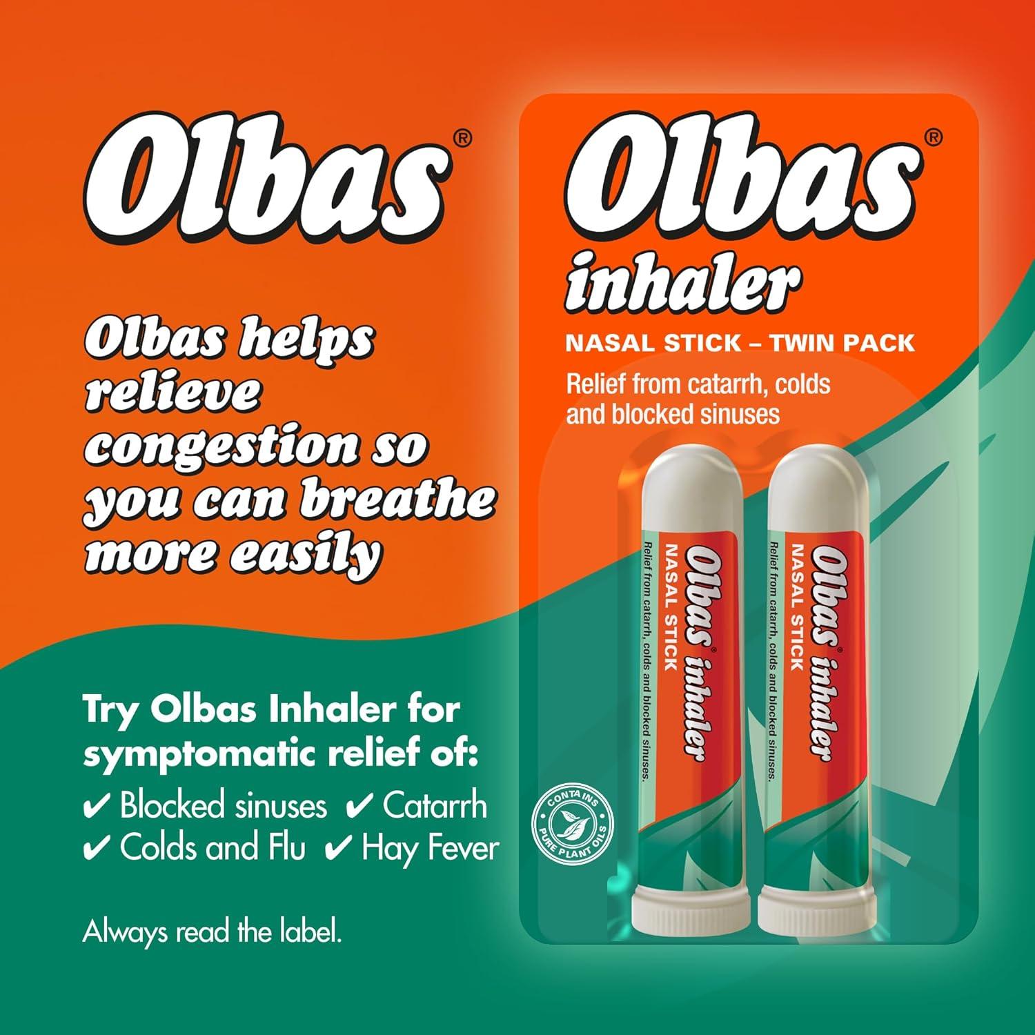 Inhalador Nasal Olbas Twin 2x695mg - Alivio Respiratorio