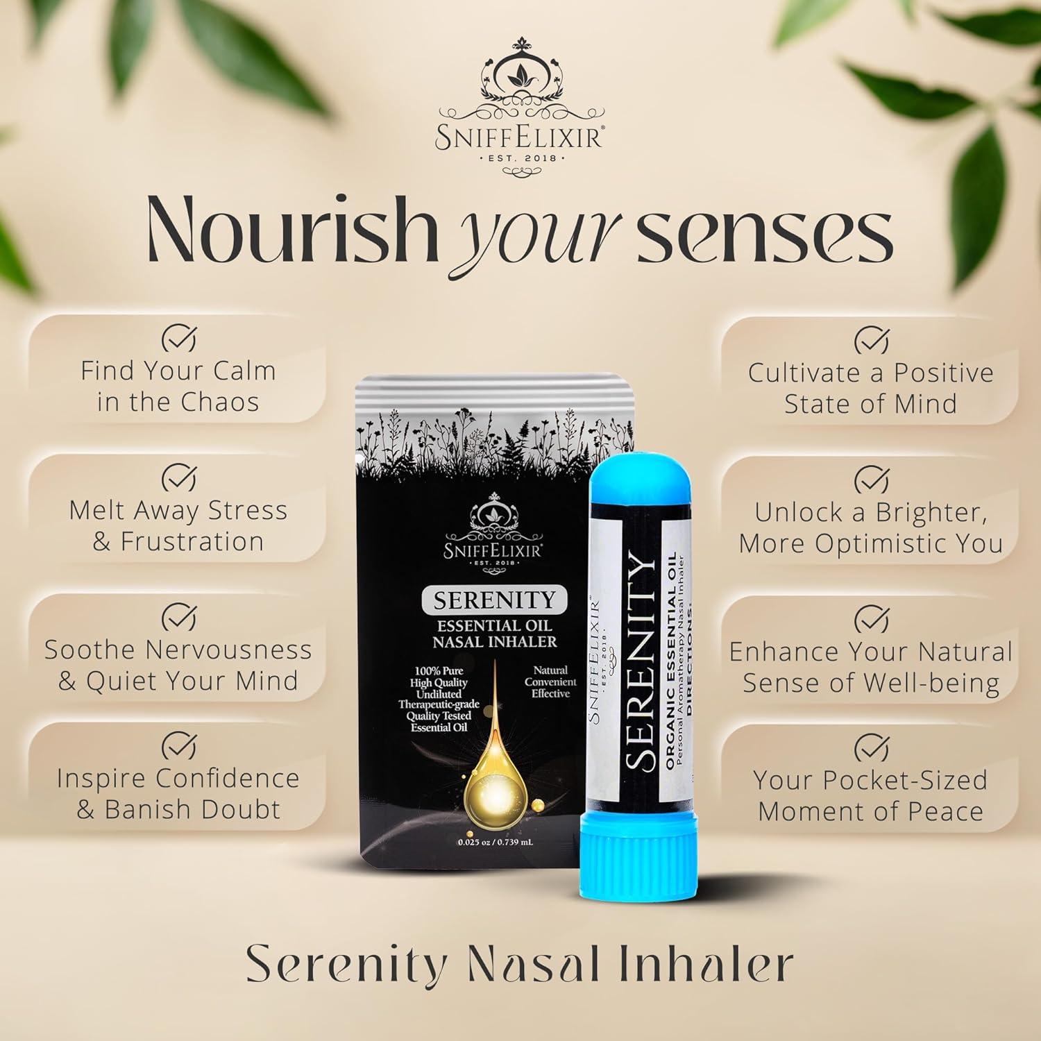 Inhalador Nasal Serenity Aceites Esenciales Ylang Ylang Mandarina