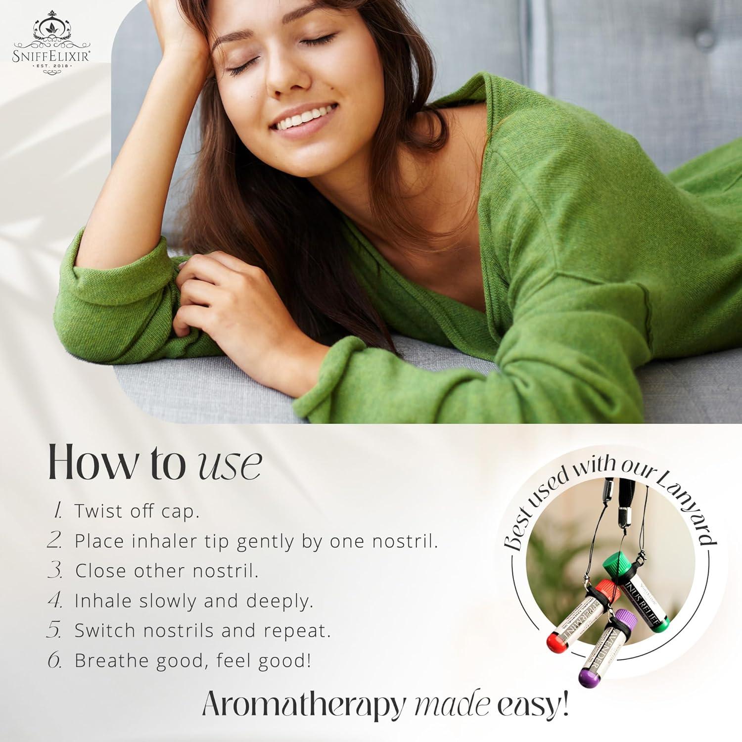 Inhalador Nasal Serenity Aceites Esenciales Ylang Ylang Mandarina