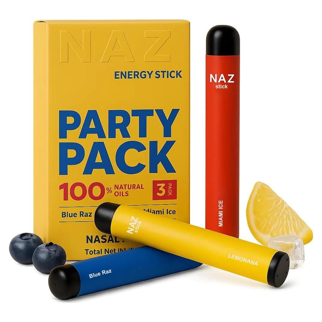 Inhalador Nasal Eléctrico NAZ - Aromaterapia Portátil 3 Sabores