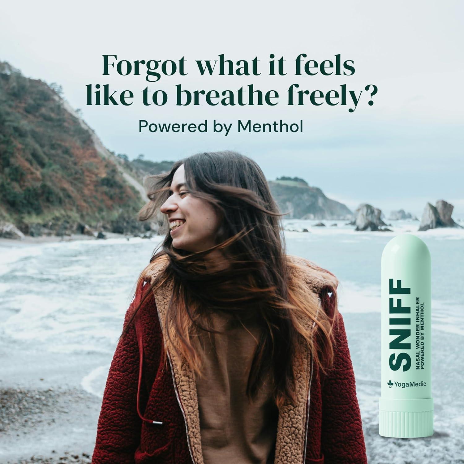 Palitos Nasales Sniff YogaMedic - Inhalador Natural 3 Unidades