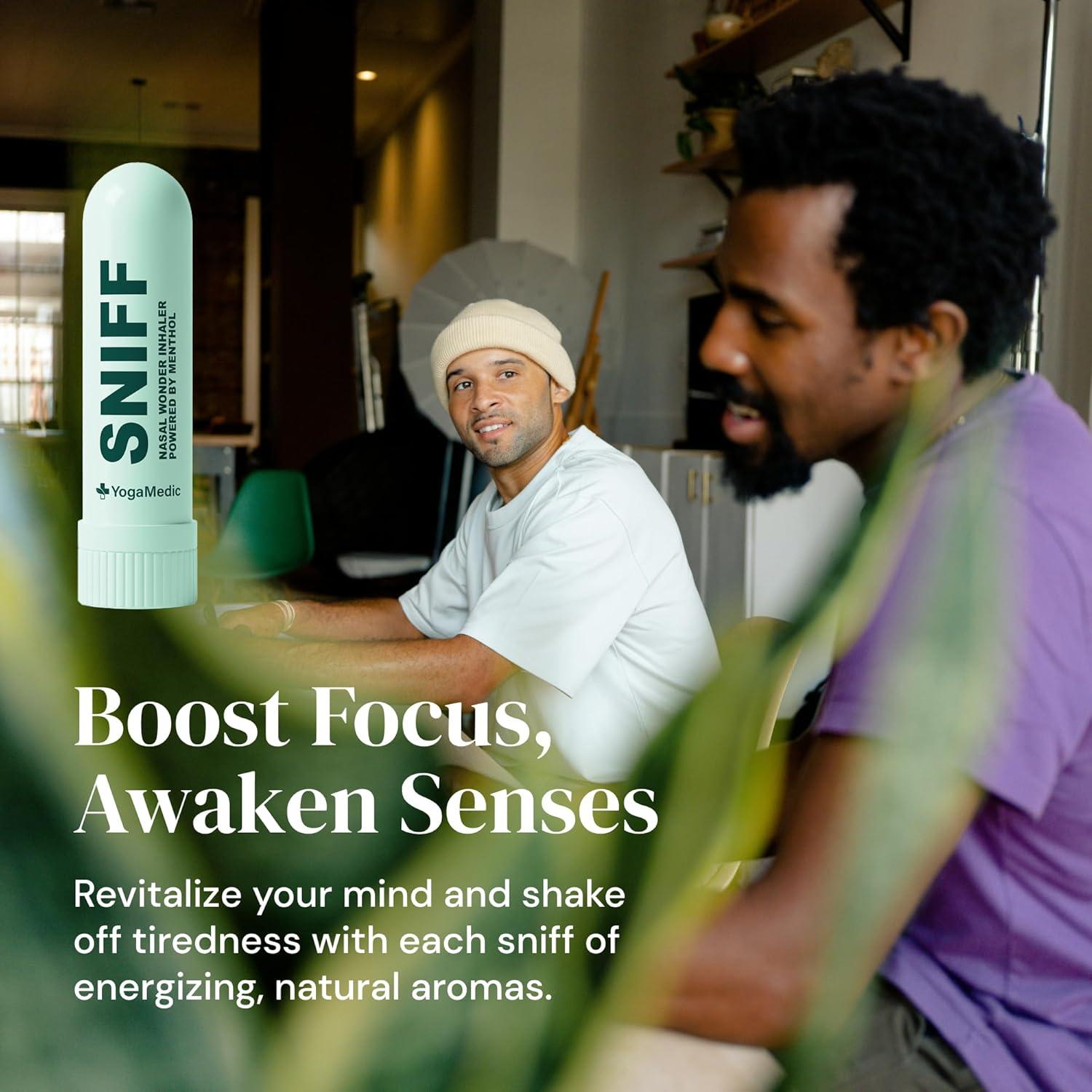 Palitos Nasales Sniff YogaMedic - Inhalador Natural 3 Unidades