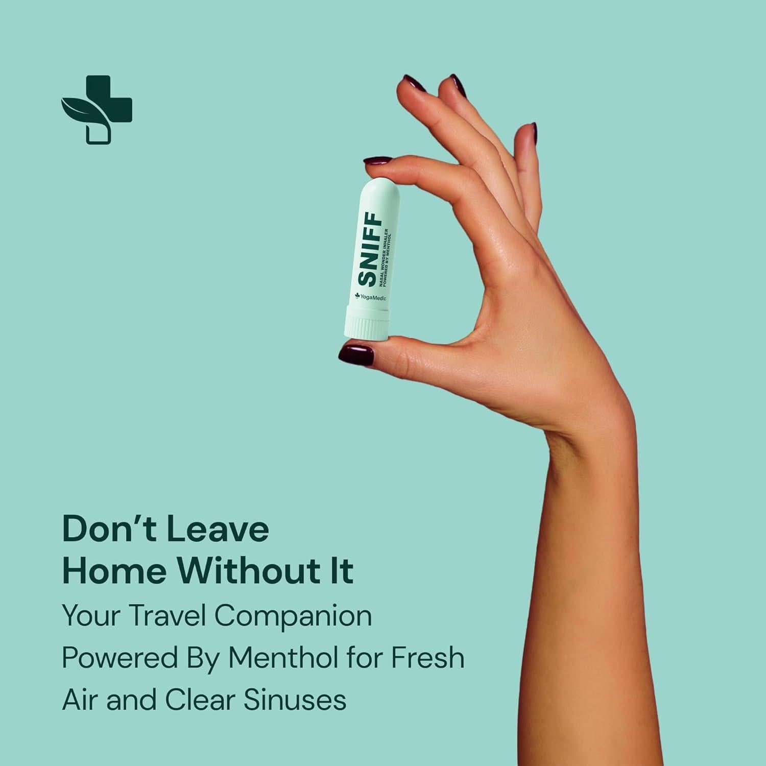 Palitos Nasales Sniff YogaMedic - Inhalador Natural 3 Unidades