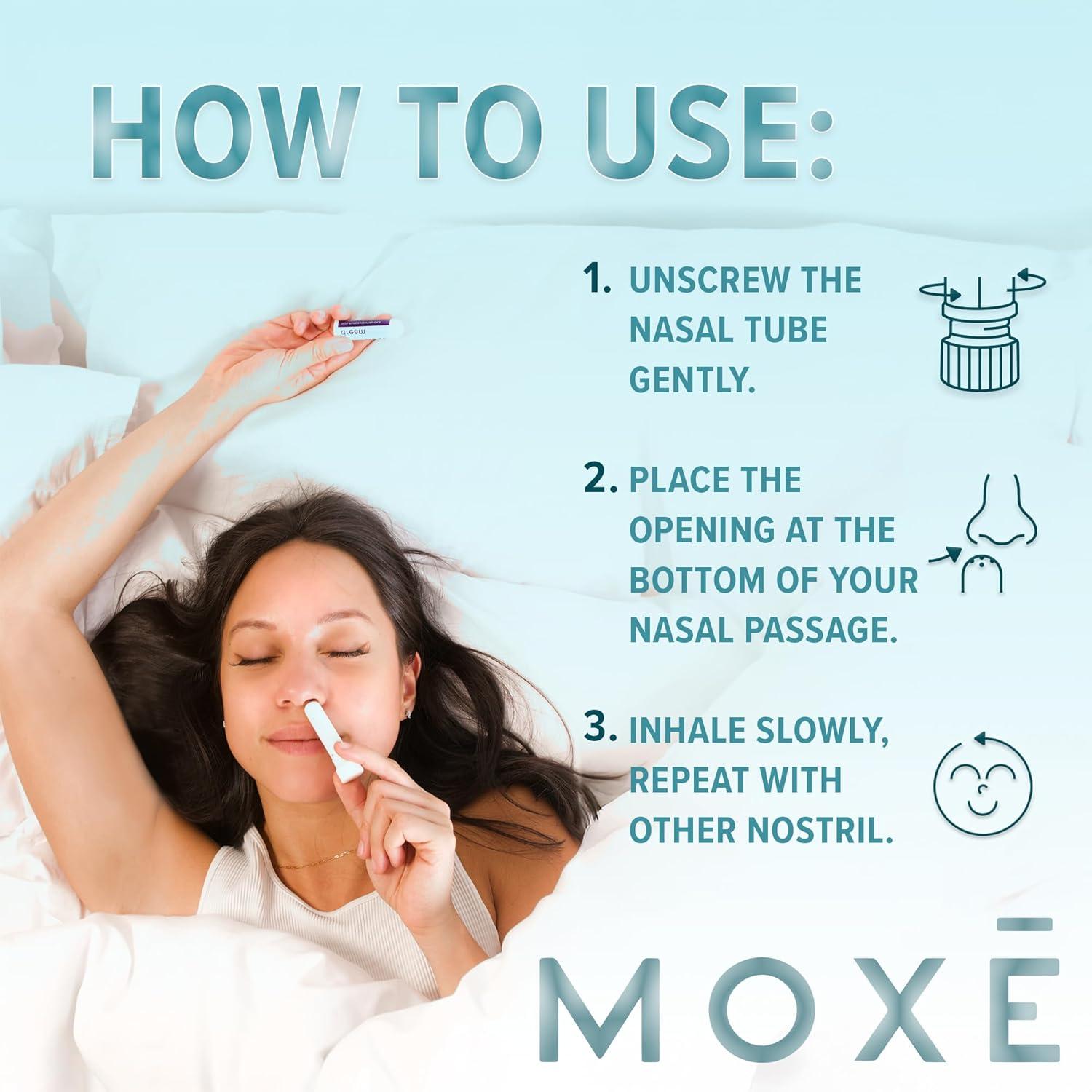 Inhalador Nasal MOXĒ Fuerza Extra - Paquete de 5 Aromas Naturales