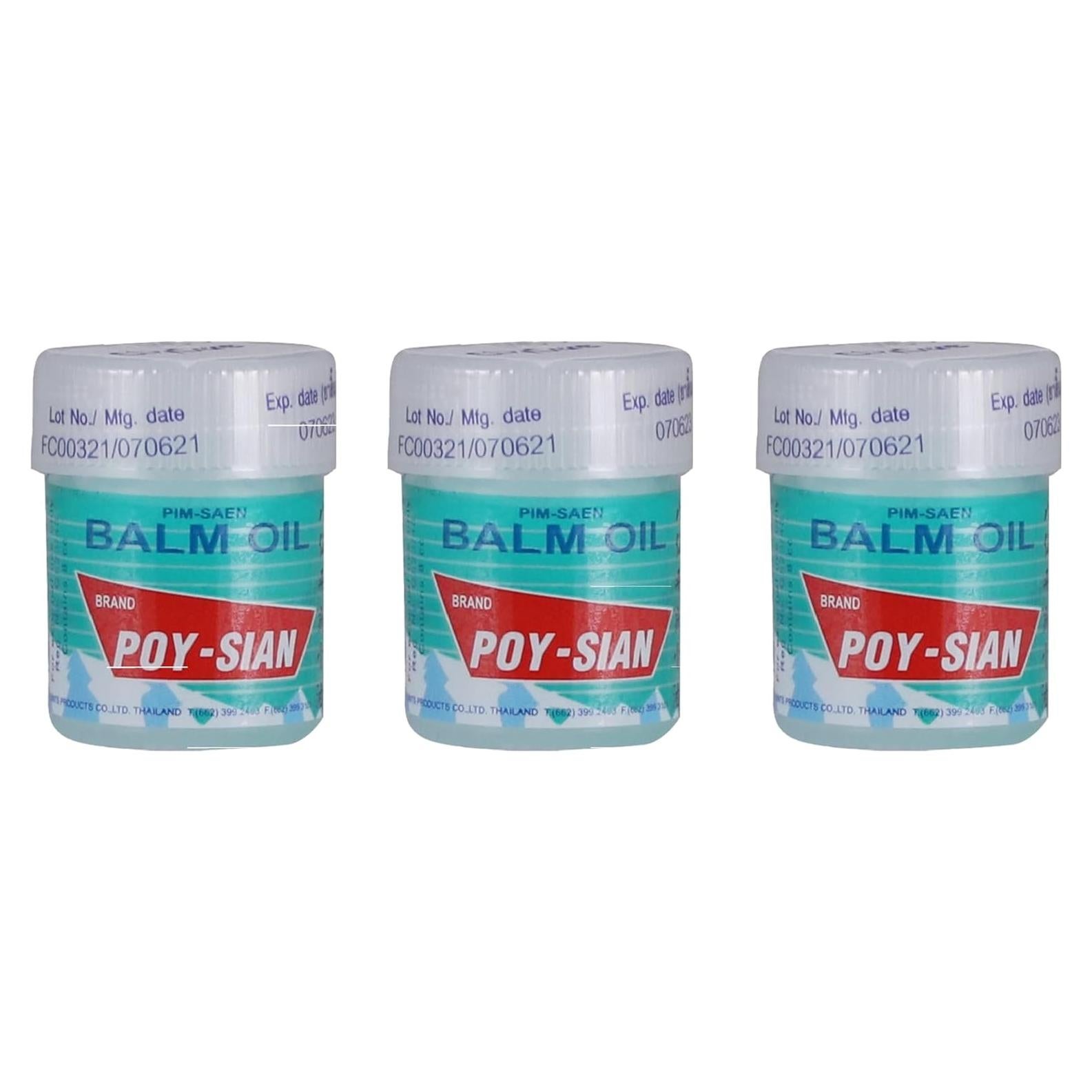 Inhalador Nasal POY-SIAN Thai 8 ml - Paquete de 3