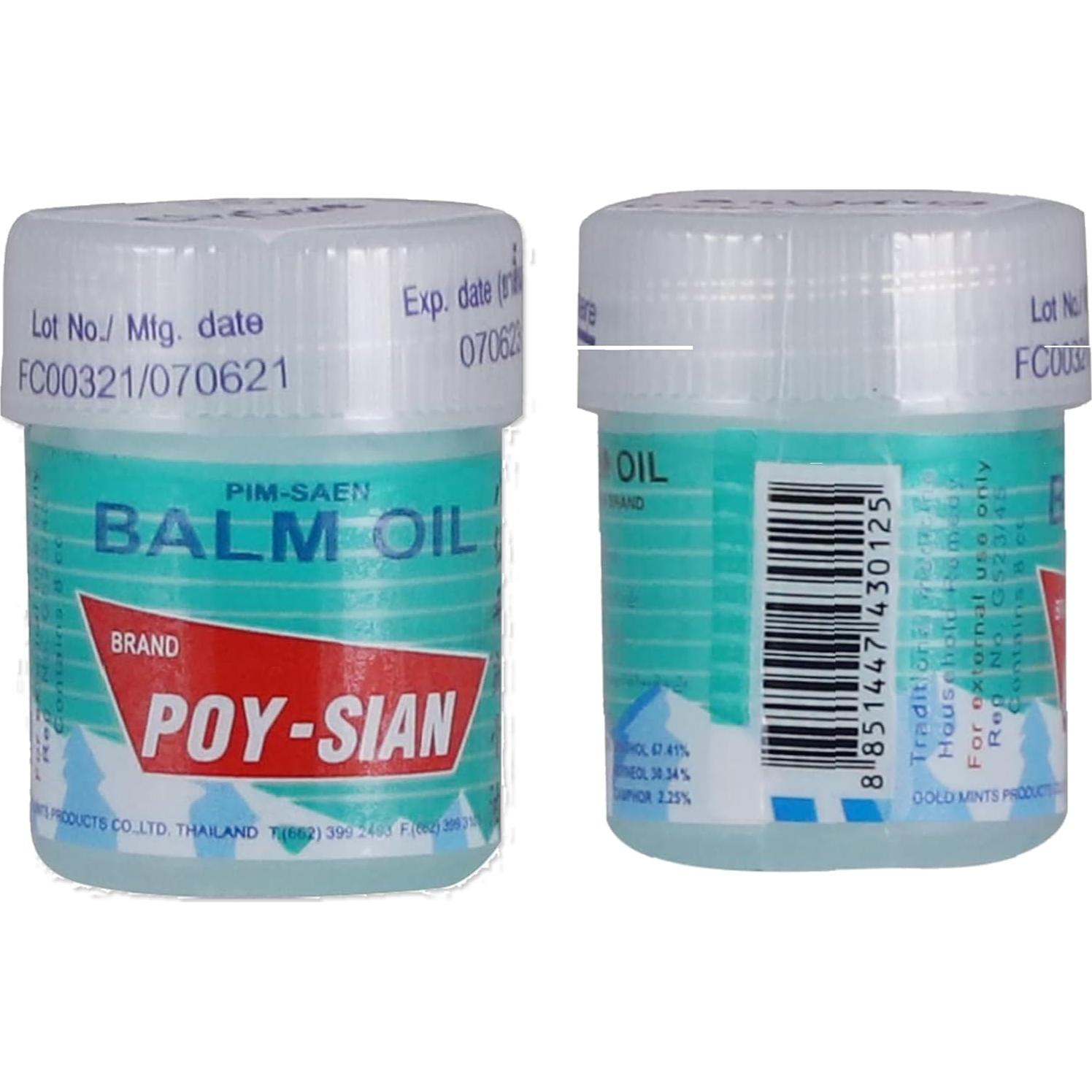 Inhalador Nasal POY-SIAN Thai 8 ml - Paquete de 3