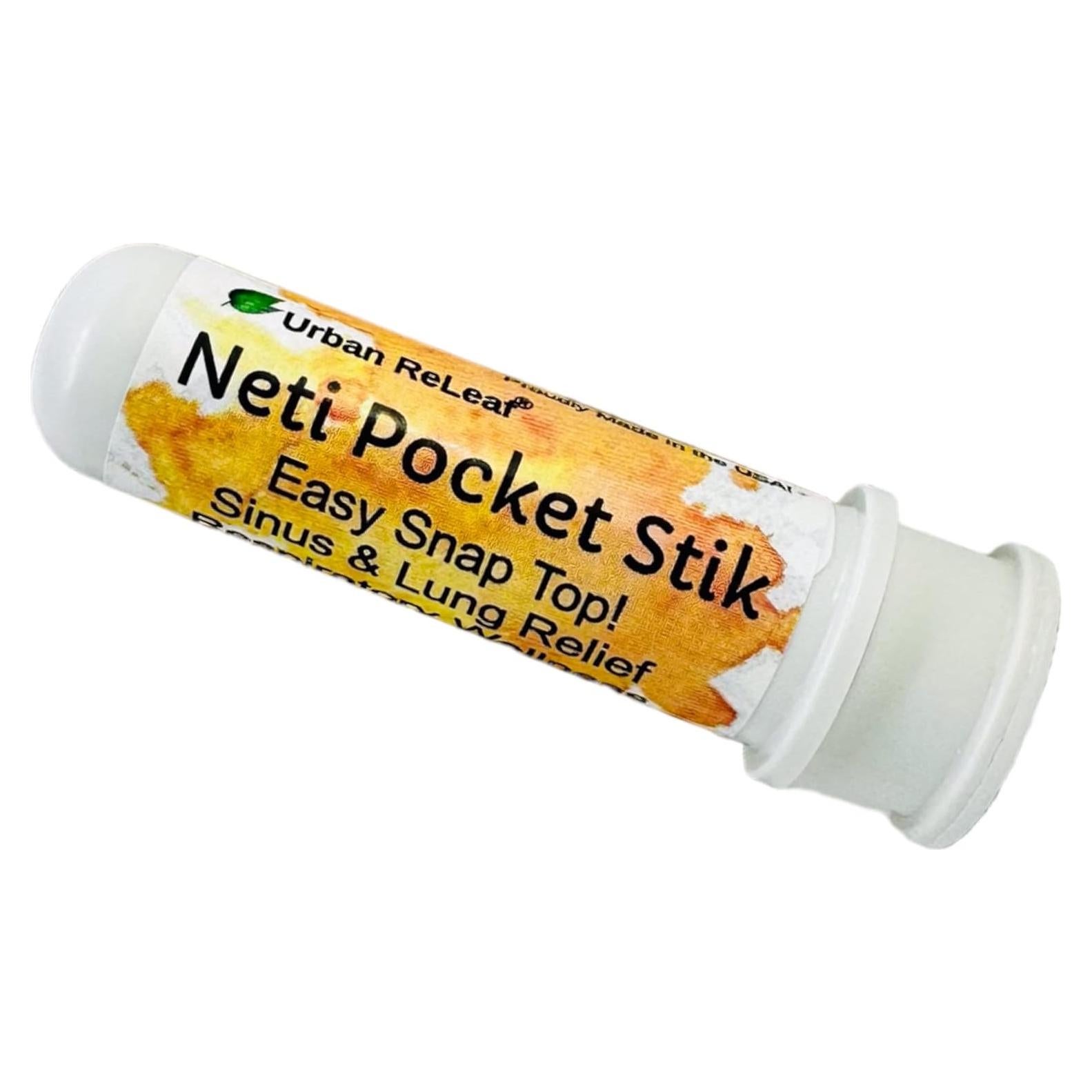 Inhalador Nasal Urban ReLeaf Neti Pocket Stick Aceites Esenciales