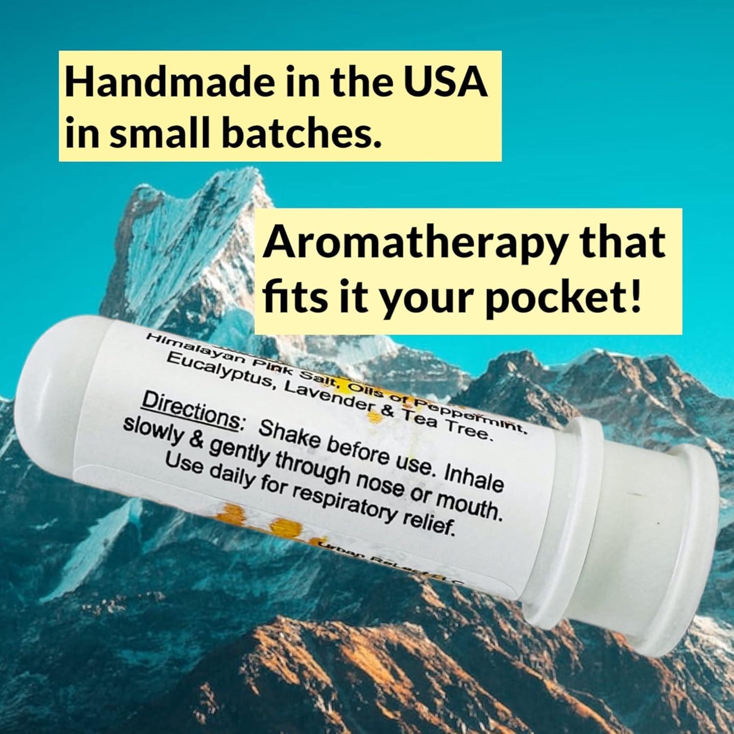 Inhalador Nasal Urban ReLeaf Neti Pocket Stick Aceites Esenciales