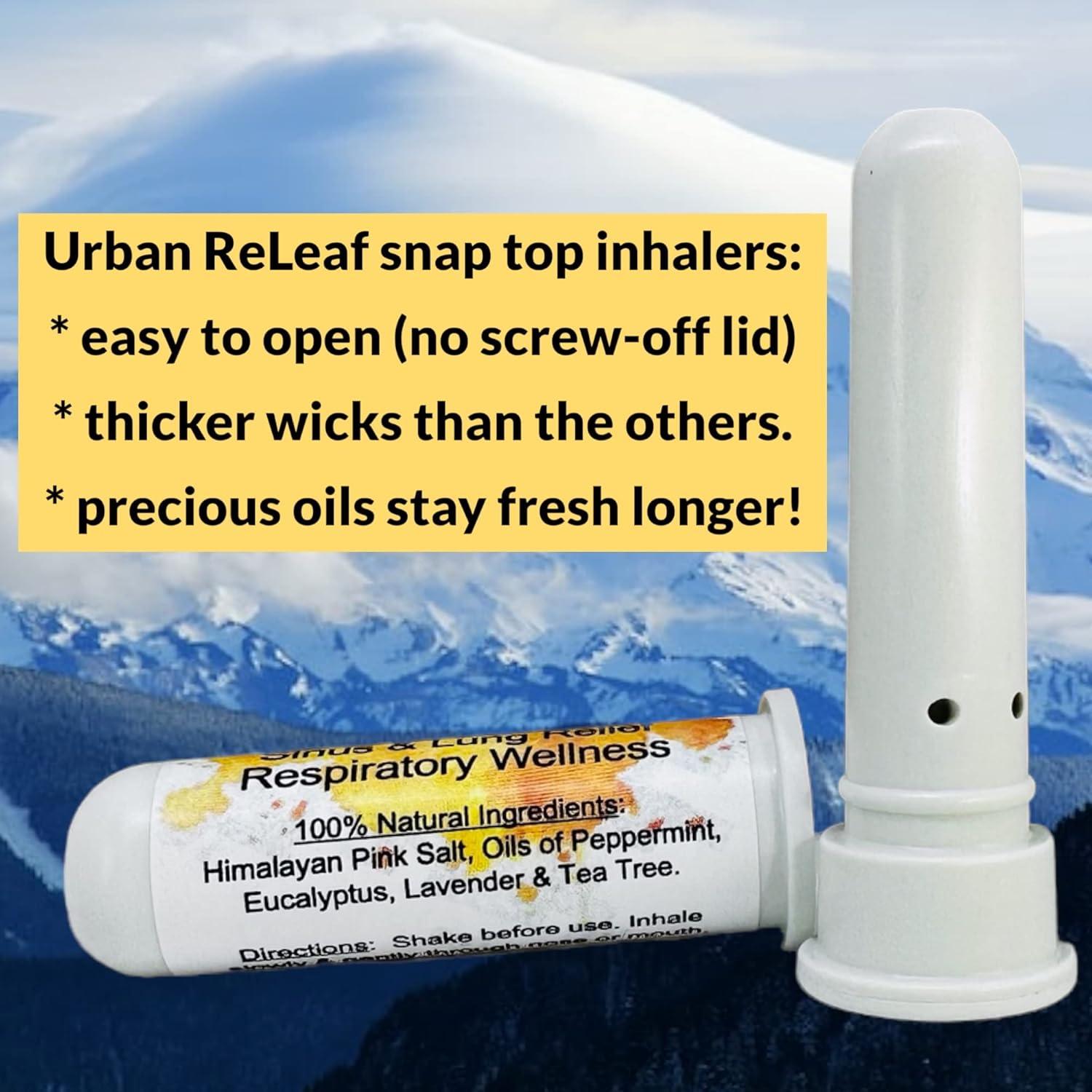 Inhalador Nasal Urban ReLeaf Neti Pocket Stick Aceites Esenciales