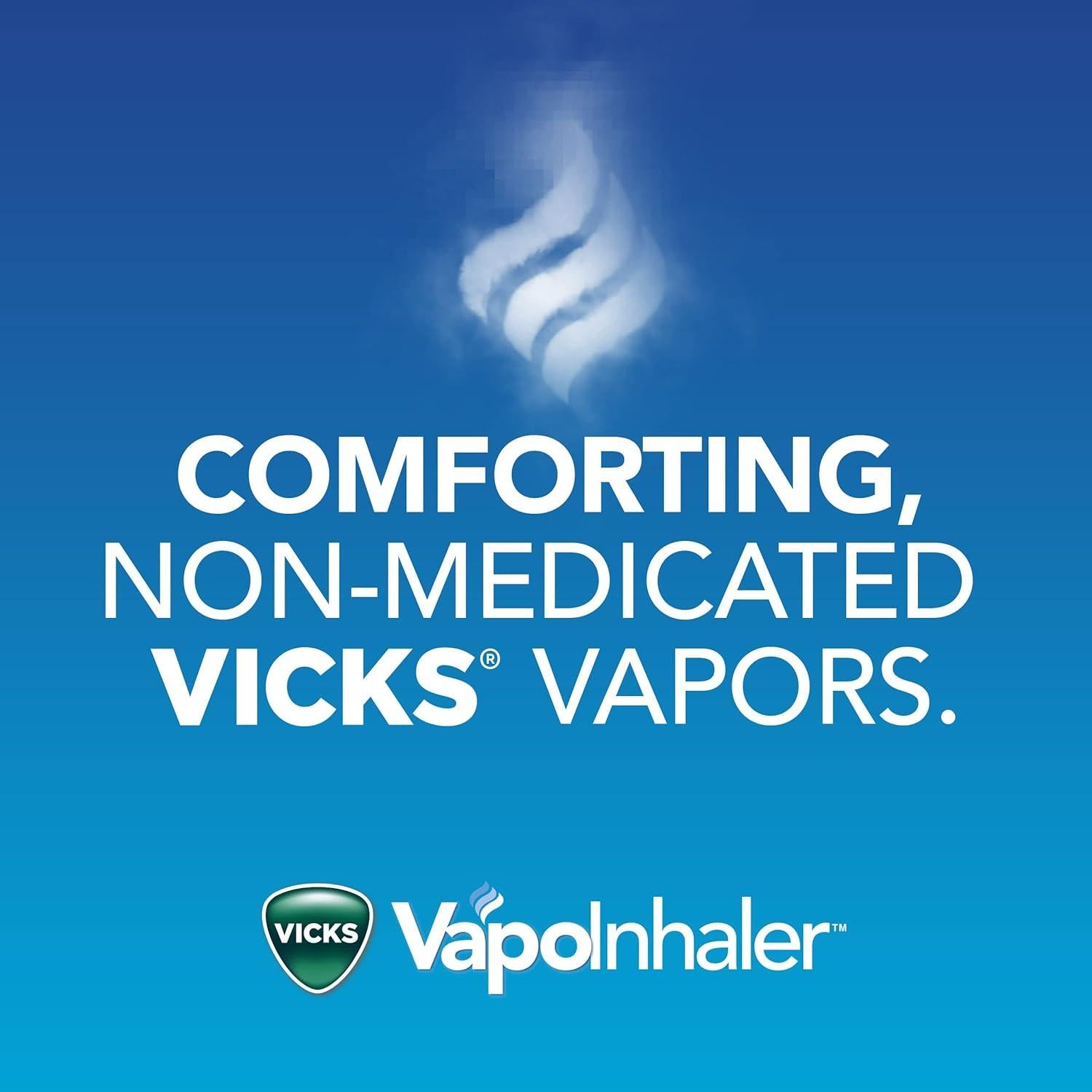 Inhalador Nasal Vapo Vicks Portátil 2 Unidades Aroma Mentol