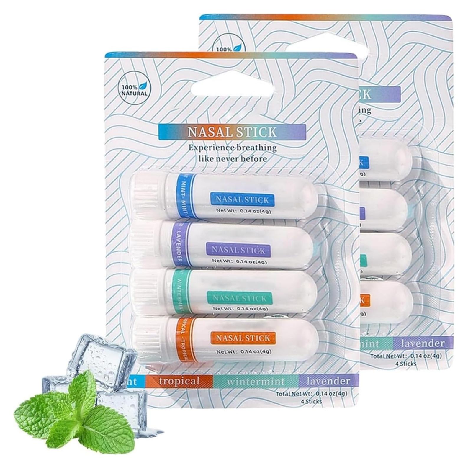 Set de 8 Stick Nasal YKJHCSL - Inhalador Energizante Natural