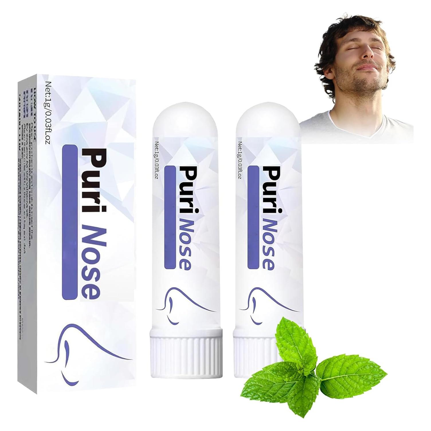 Inhalador Nasal Purinose 2 Piezas con Ingredientes Naturales