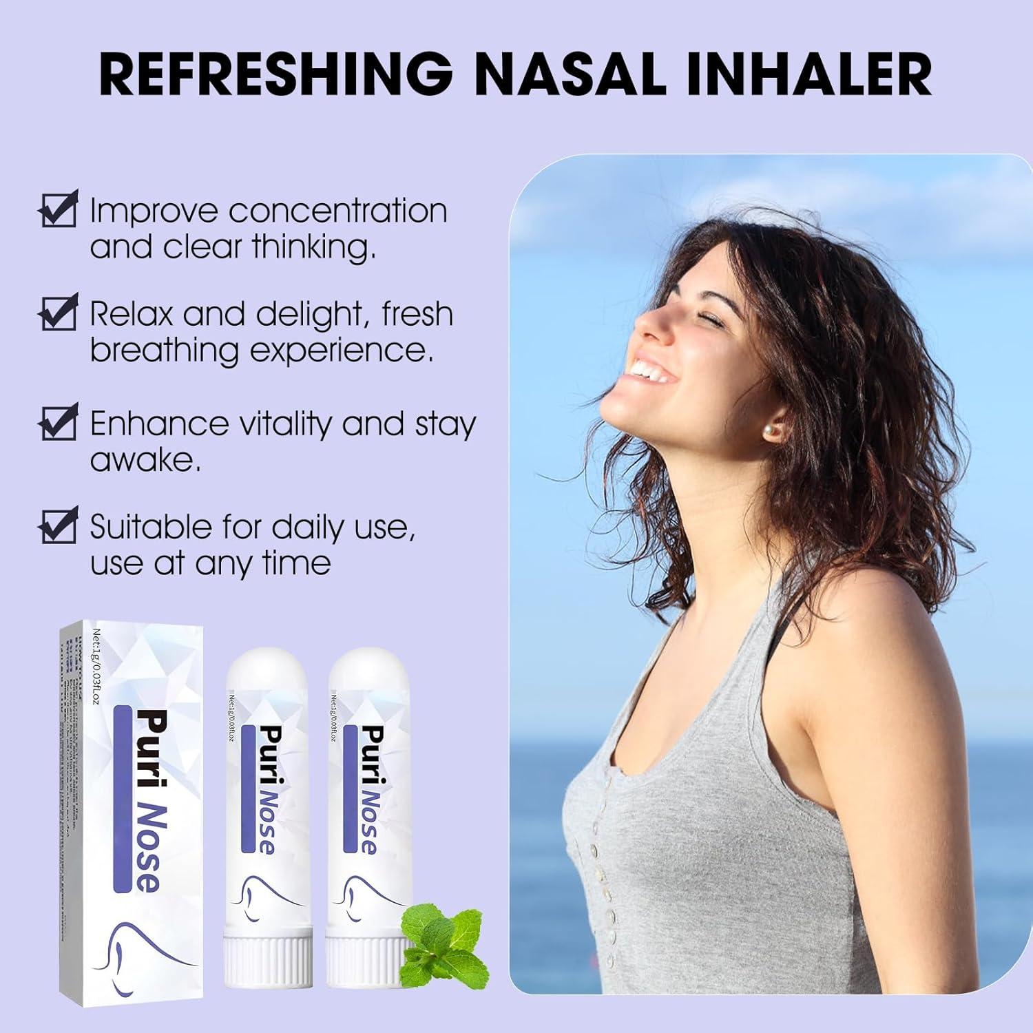 Inhalador Nasal Purinose 2 Piezas con Ingredientes Naturales