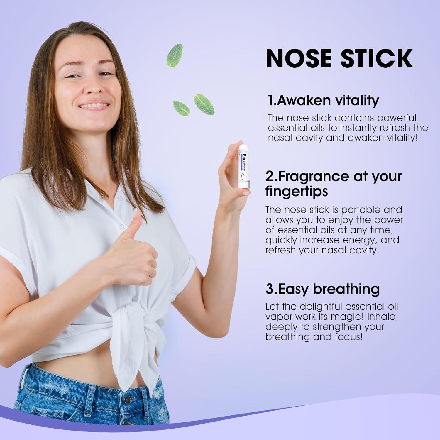 Inhalador Nasal Purinose 2 Piezas con Ingredientes Naturales