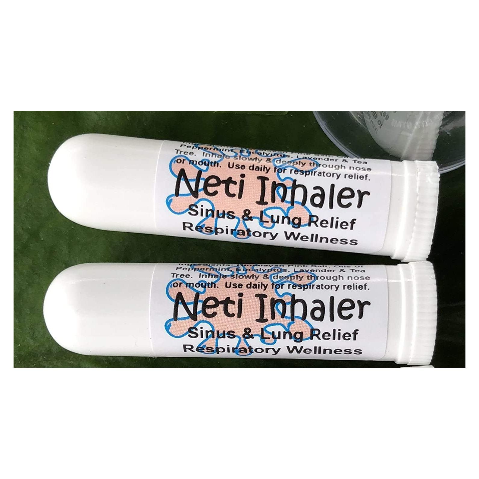 Inhaladores Urban ReLeaf NETI Set de 2 - Alivio Respiratorio Natural