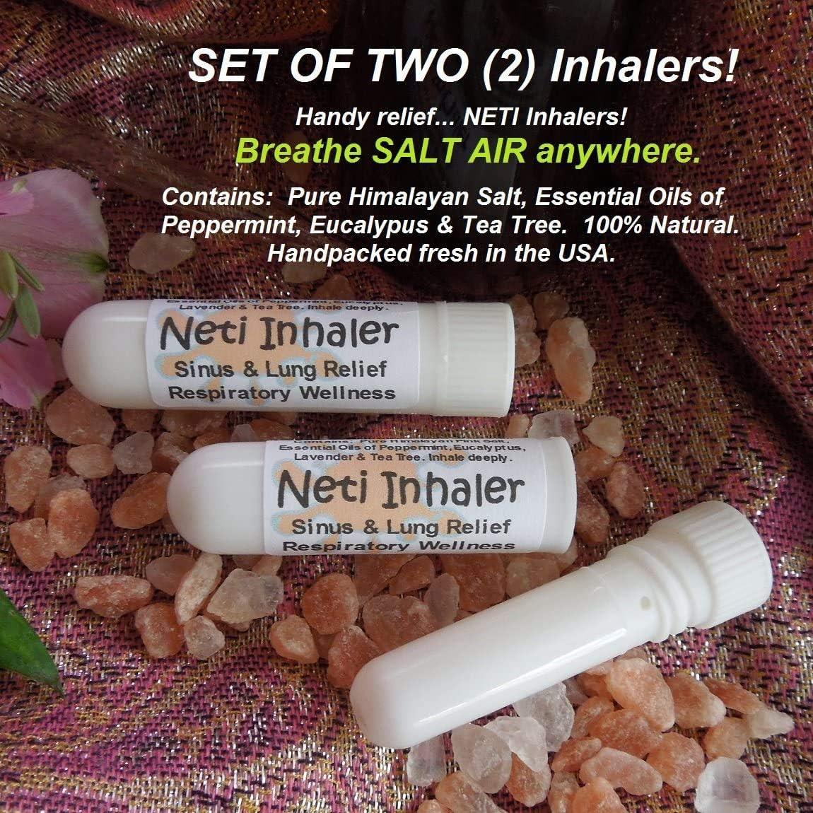 Inhaladores Urban ReLeaf NETI Set de 2 - Alivio Respiratorio Natural