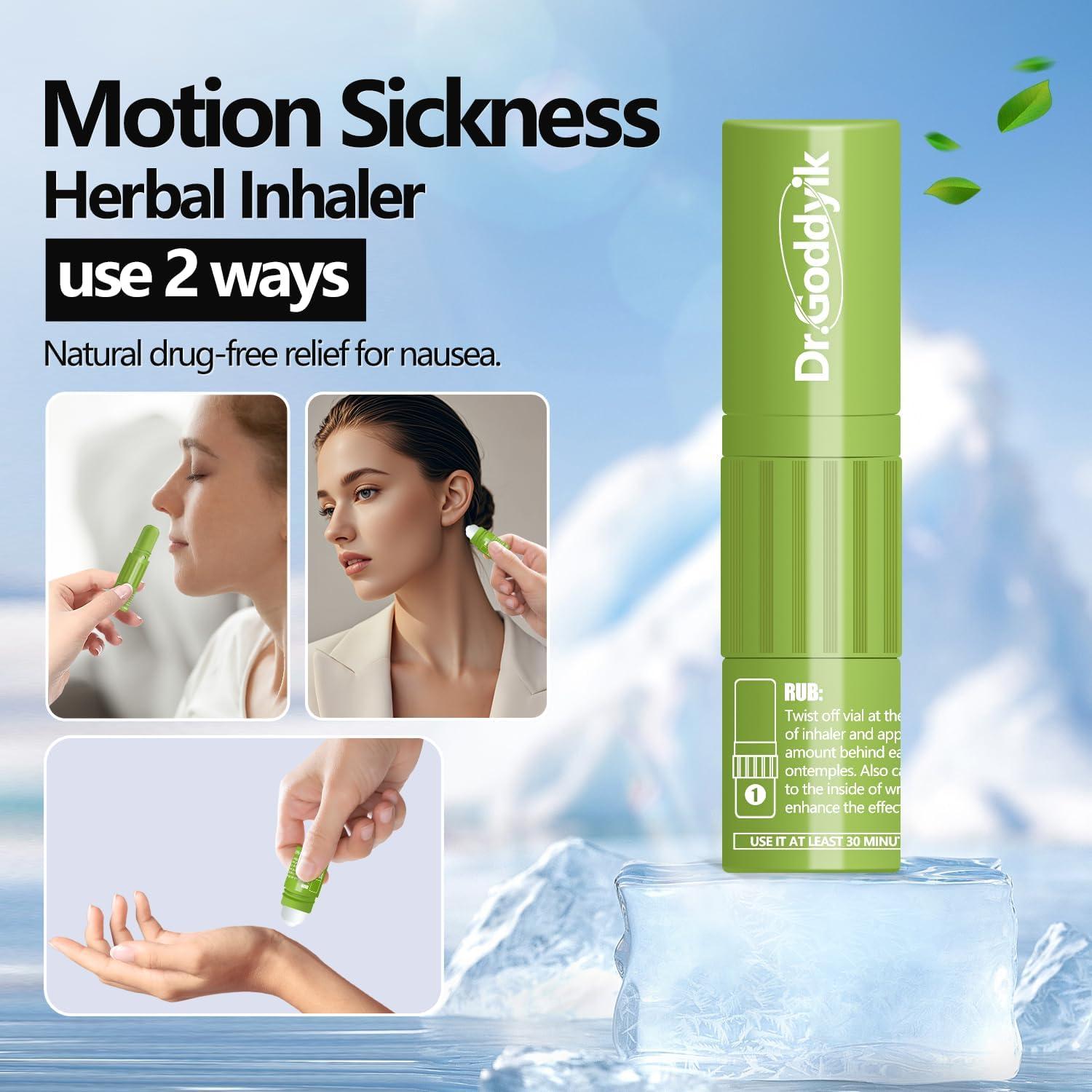 Inhalador Herbal Dr.Goddyik para Mareos y Náuseas - 7.62cm