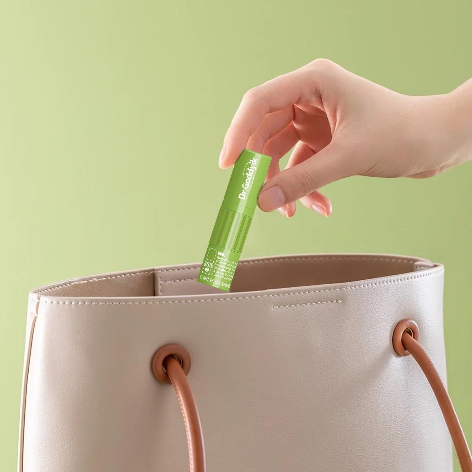 Inhalador Herbal Dr.Goddyik para Mareos y Náuseas - 7.62cm