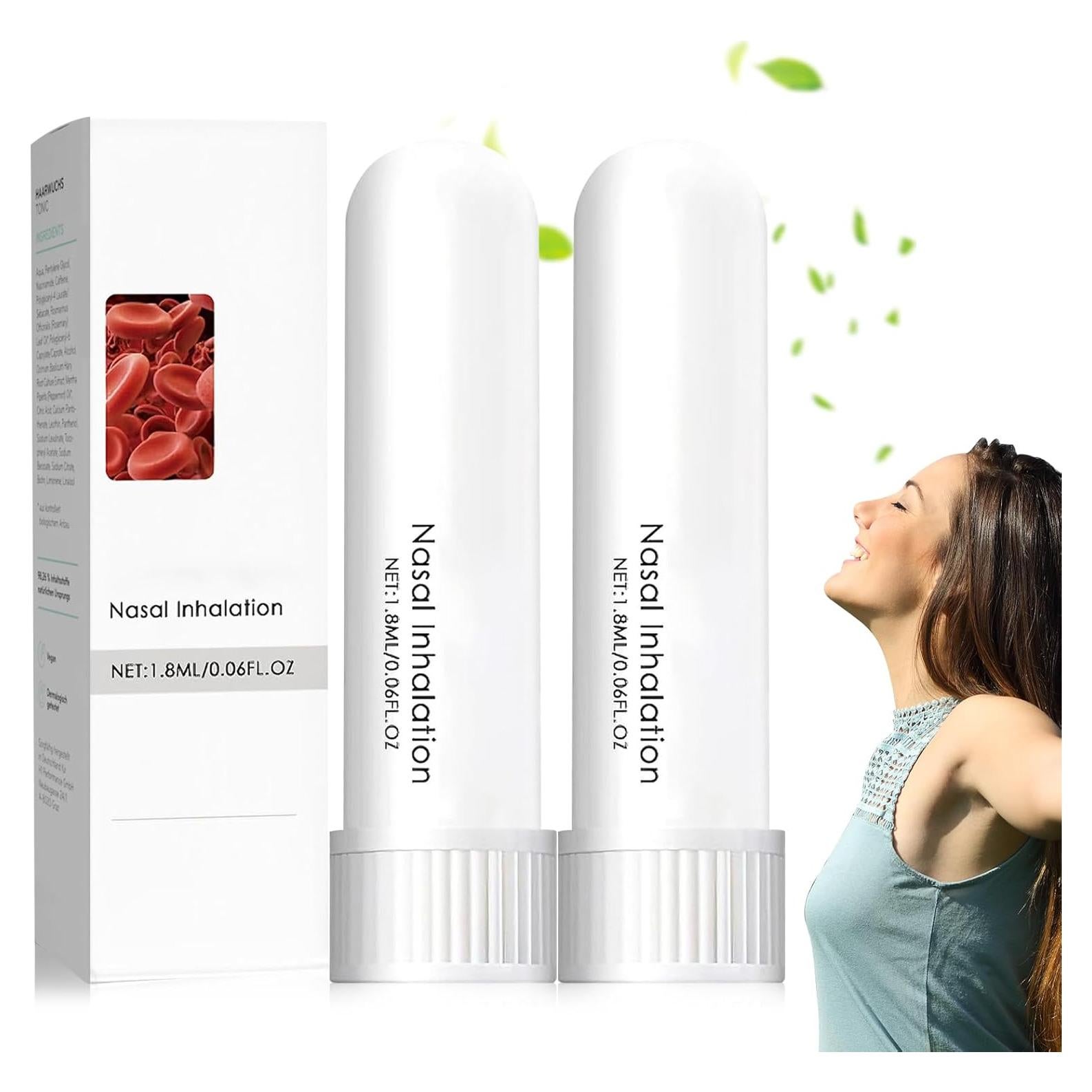 Inhalador Nasal Portátil Alzclipp 2PCS - Limpieza de Nariz