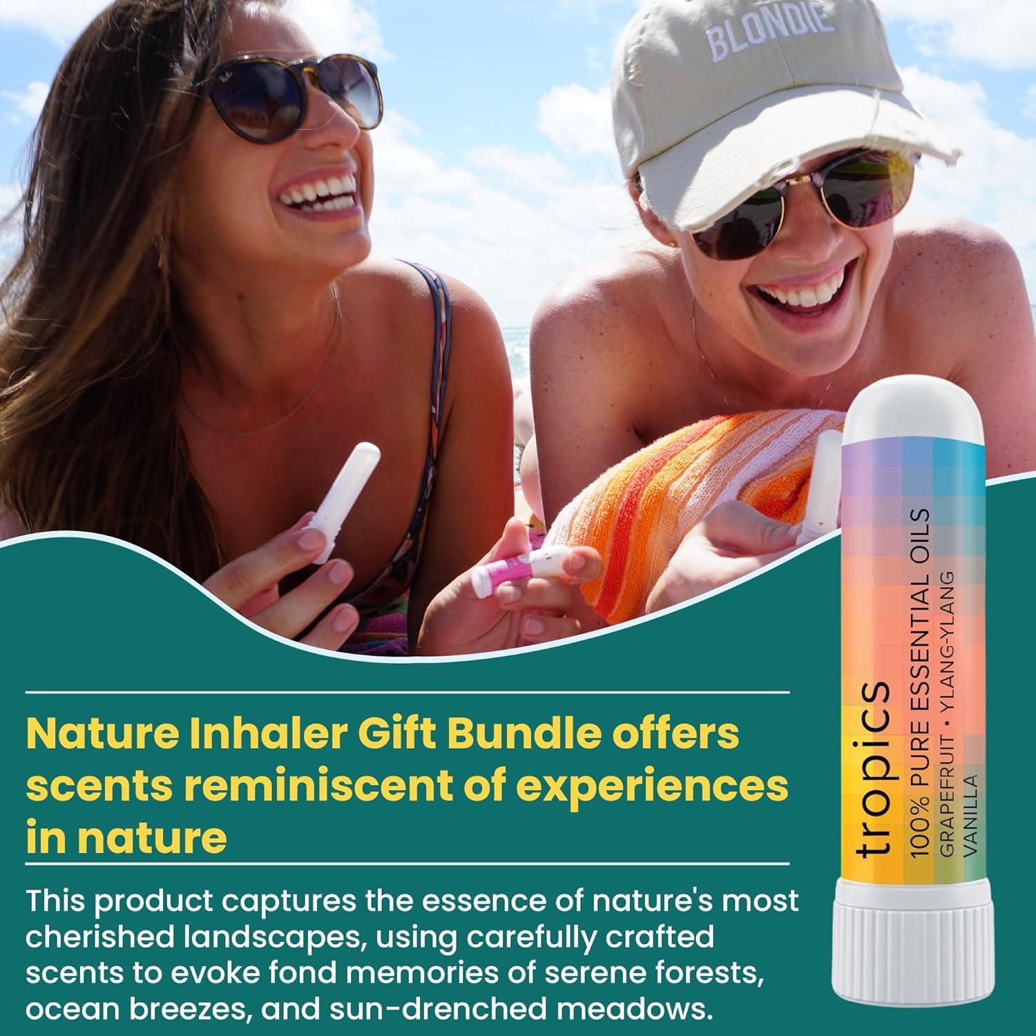 Paquete de Regalo MOXE Nature Stick Nasal | 5 Inhaladores Aromaterapia