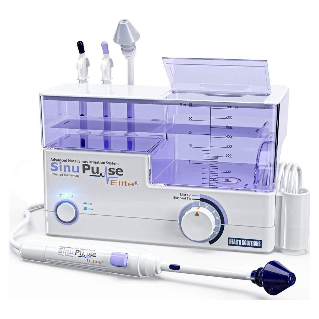 Irrigador Nasal SinuPulse Elite Health Solutions con 30 Paquetes SinuAir