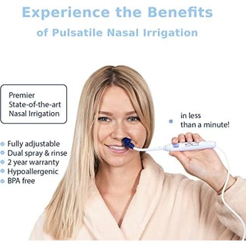 Irrigador Nasal SinuPulse Elite Health Solutions con 30 Paquetes SinuAir