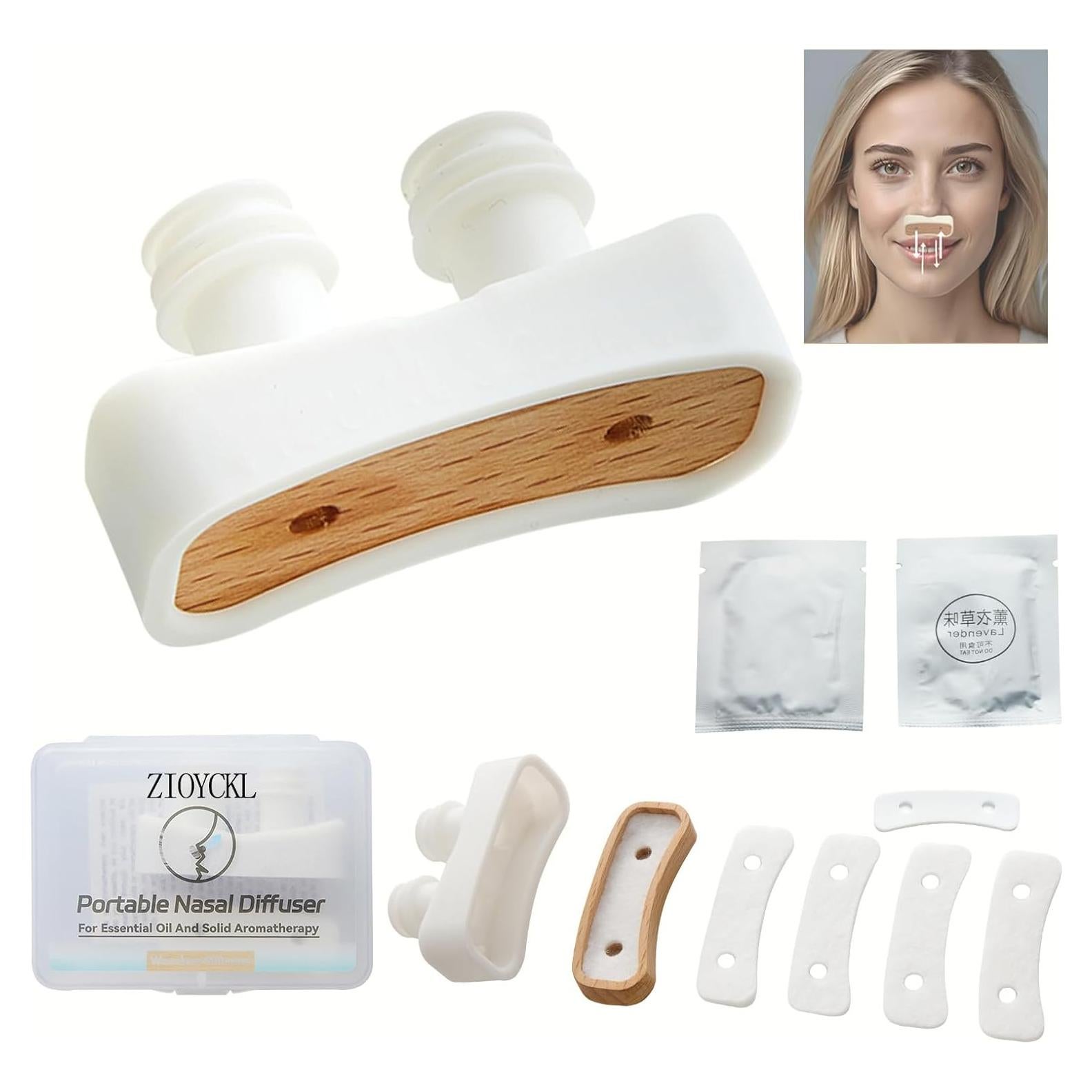 Inhalador Nasal ZIOYCKL Difusor Aromaterapia 72.57g