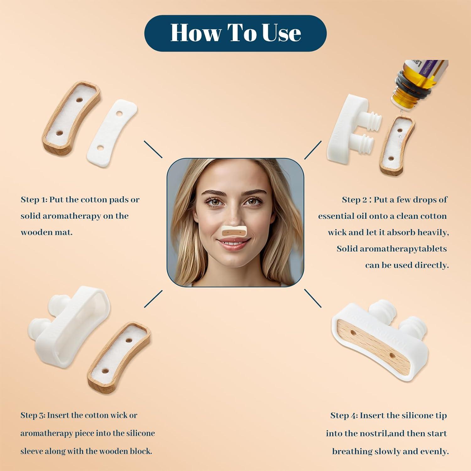 Inhalador Nasal ZIOYCKL Difusor Aromaterapia 72.57g