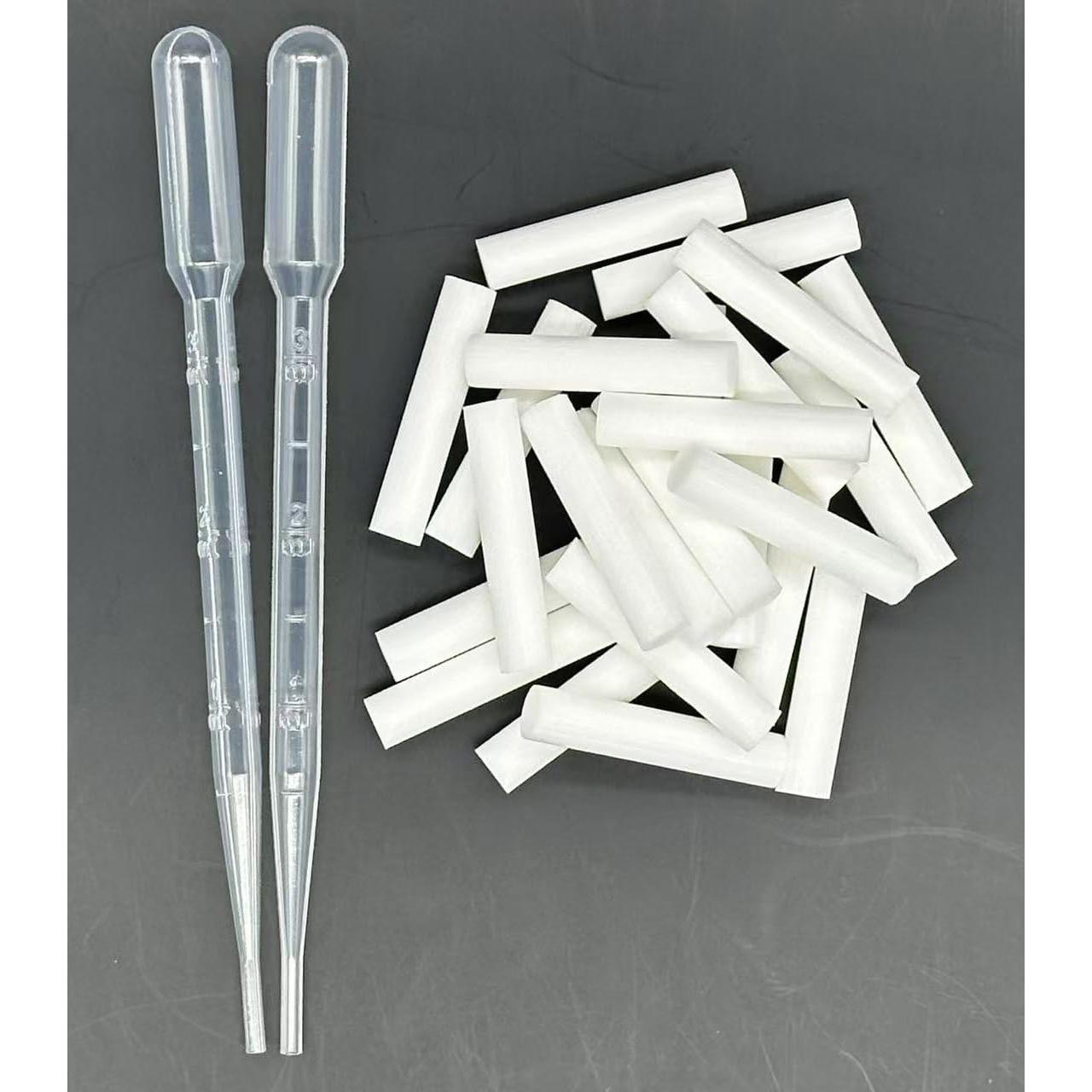 Kit de Reemplazo Inhalador Aceite Esencial ZIOJOVK 24 Mechas