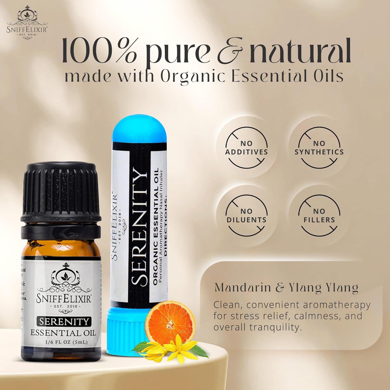 Kit de Inhalador Nasal de Aromaterapia Serenity - 3 Piezas