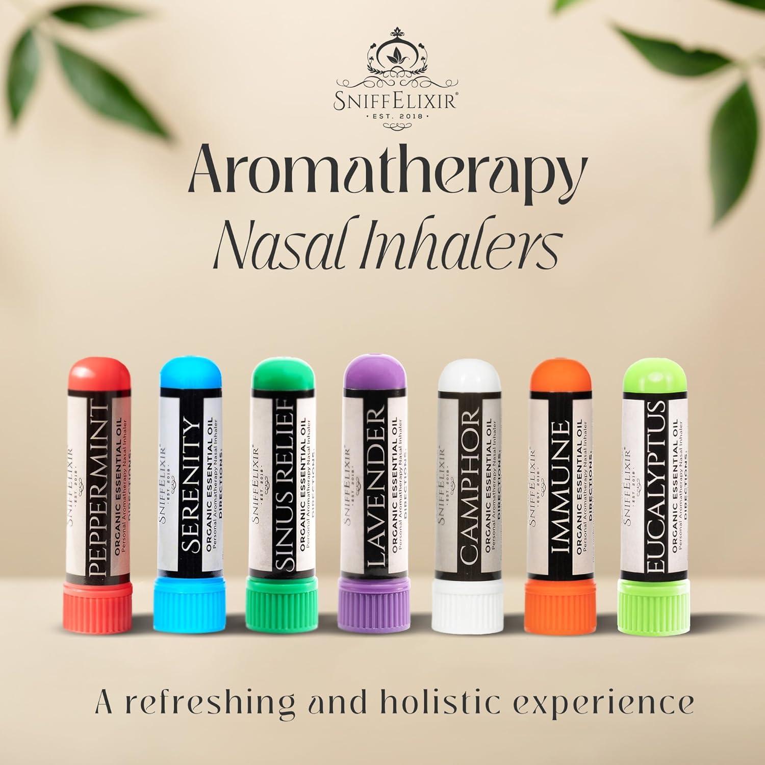 Kit de Inhalador Nasal de Aromaterapia Serenity - 3 Piezas