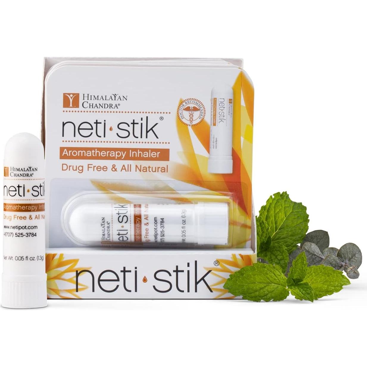Exhibidor Neti Stik Himalayan Chandra - 12 Unidades Aromaterapia