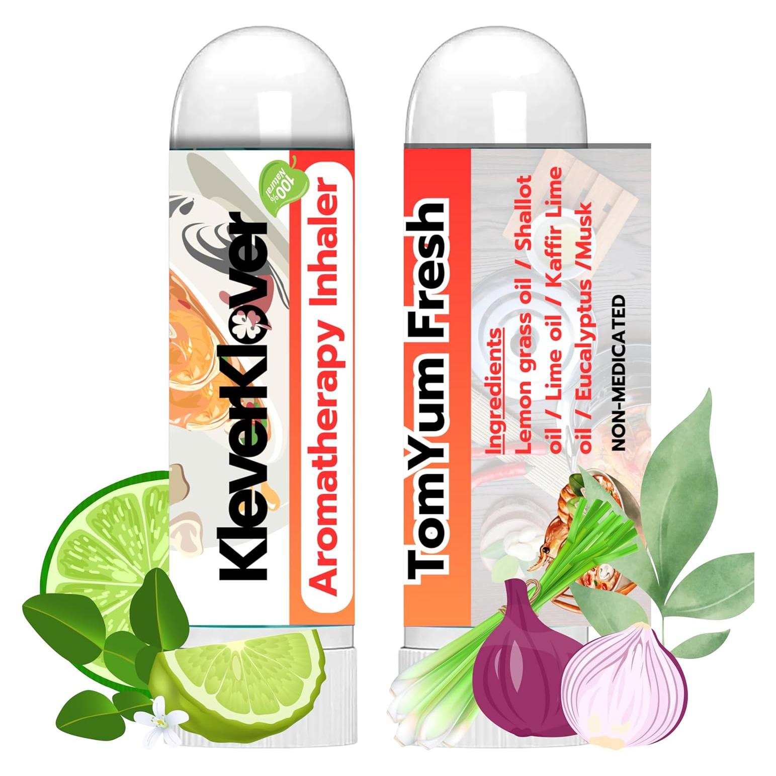 Inhalador Nasal Aromaterapia Tom Yum - 100% Natural (2 Pcs)