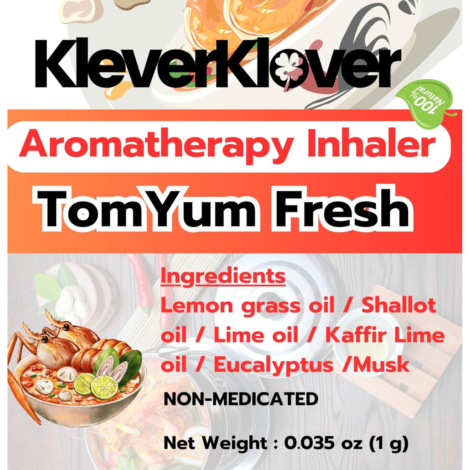 Inhalador Nasal Aromaterapia Tom Yum - 100% Natural (2 Pcs)