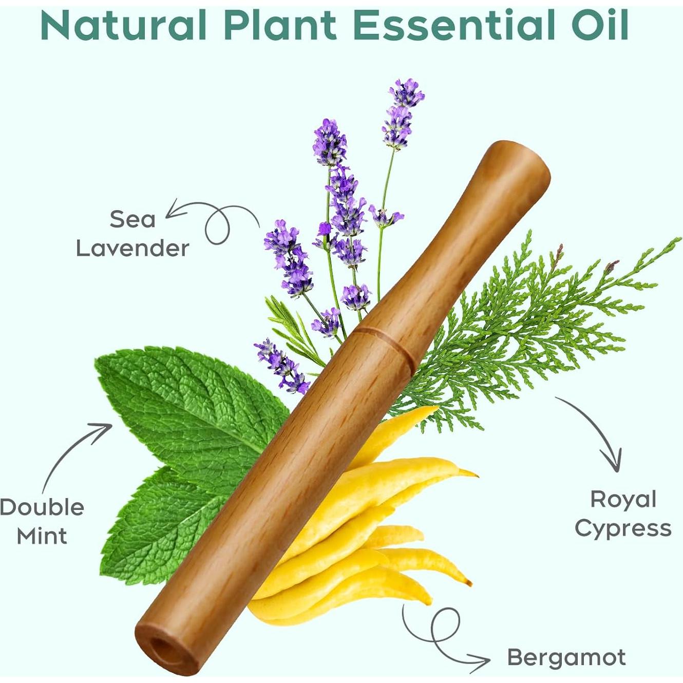 Inhalador Herbal de Madera STAY STOKED - 4 Sabores, 32g