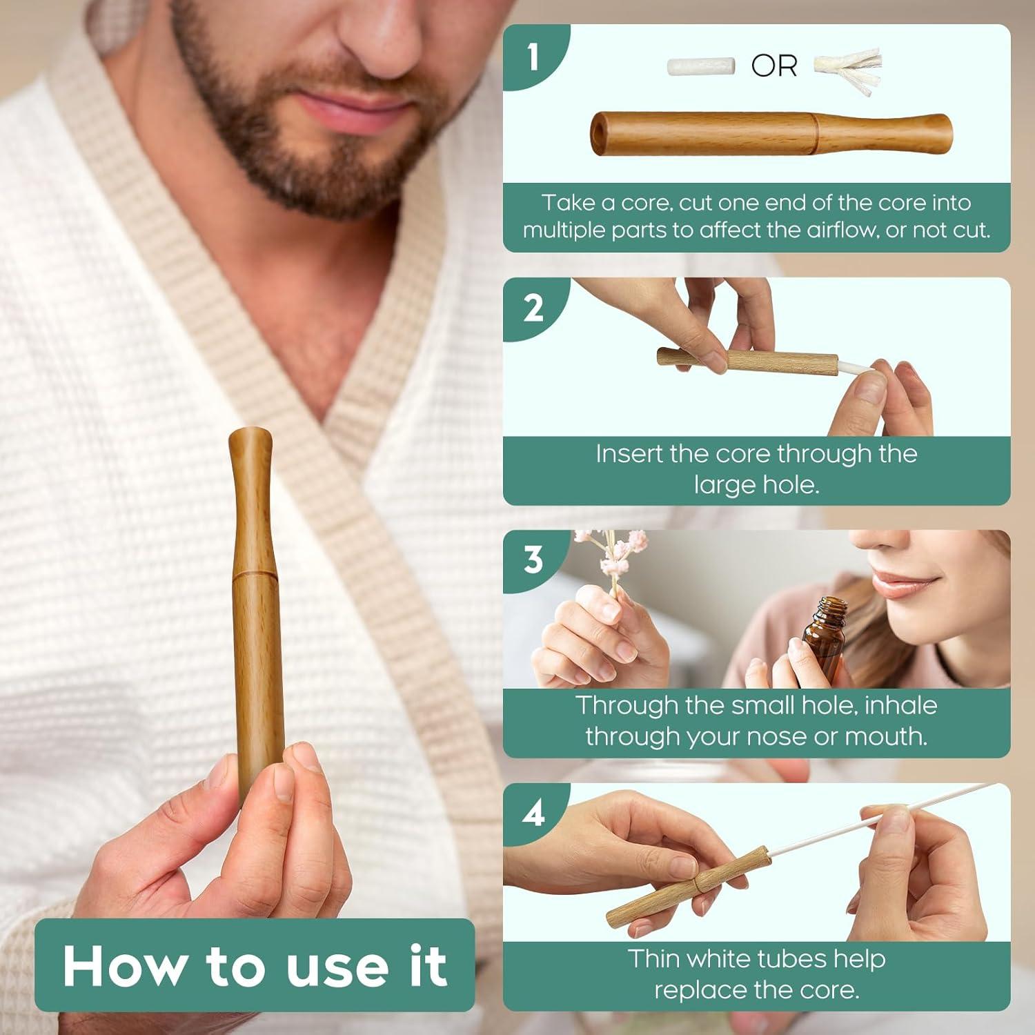 Inhalador Herbal de Madera STAY STOKED - 4 Sabores, 32g