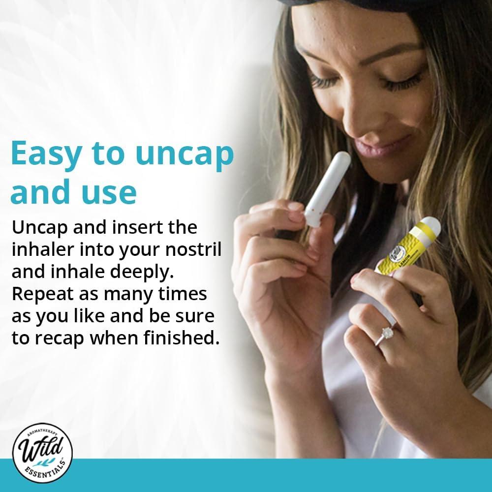 Inhaladores Nasales de Aromaterapia Esenciales Silvestres - Breathe Easier