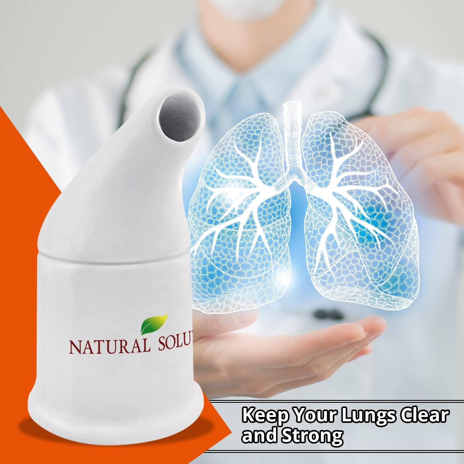Inhalador de Sal Cerámico Solución Natural con Sal Rosa 340g