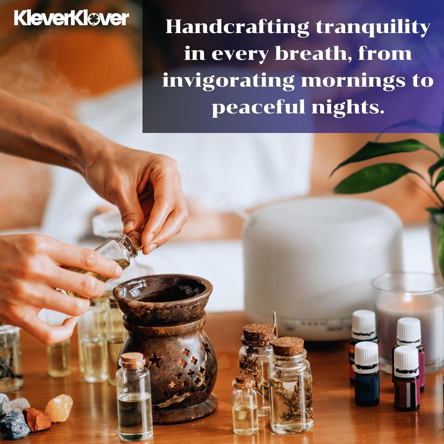 Inhalador Nasal de Aromaterapia KLEVERKLOVER - 4 Pcs Aceites Esenciales
