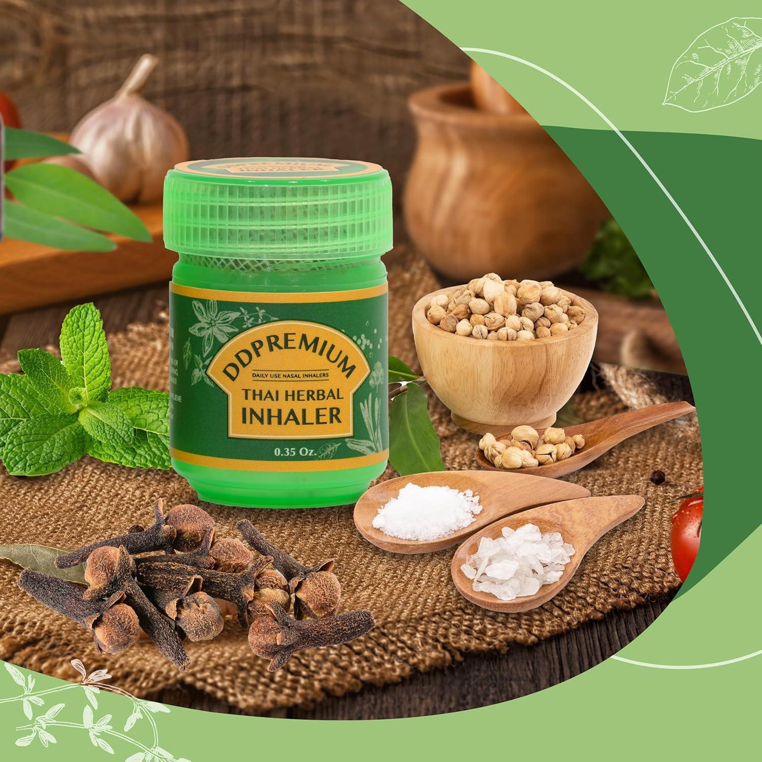 Inhalador Herbal Tailandés DDPREMIUM - Alivio Nasal Natural x2