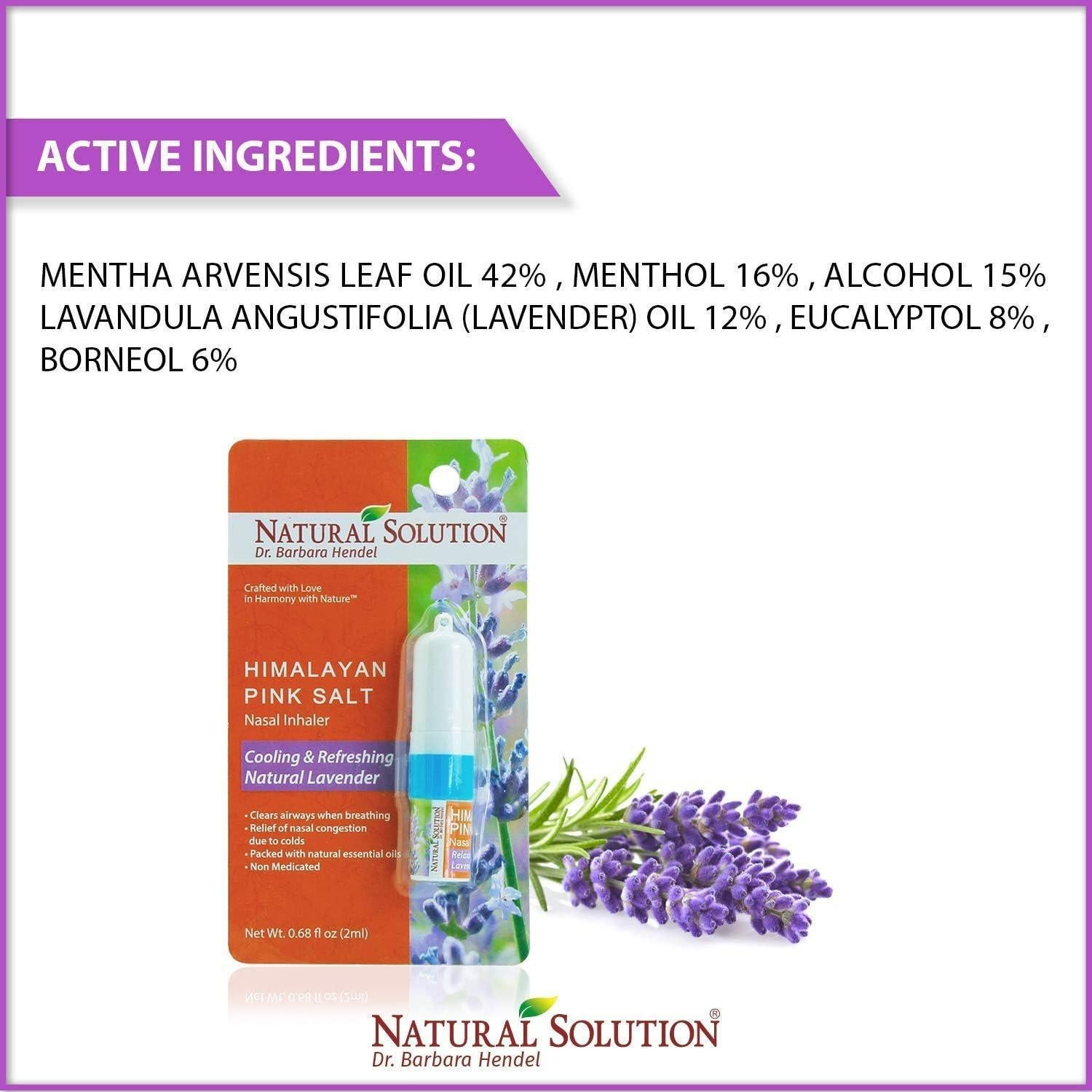 Inhalador Nasal de Sal del Himalaya WBM - Paquete de 3