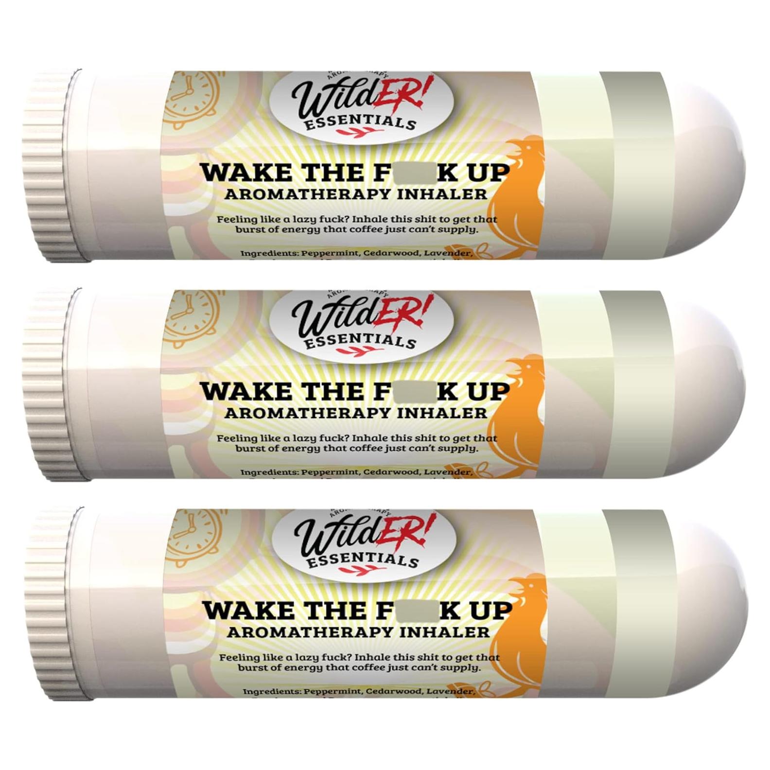 Inhaladores Nasales Aromaterapéuticos Wild Essentials - 3 Piezas